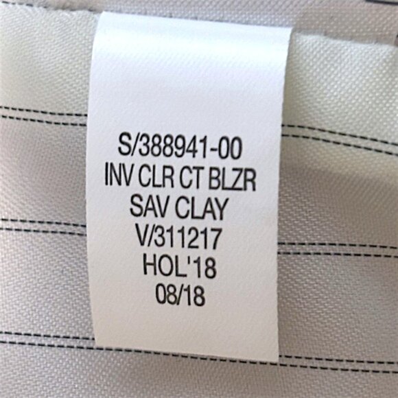 NWT Banana Republic Factory Blazer 4P Pink Sav Clay Tailored Career Chic - Picture 8 of 9